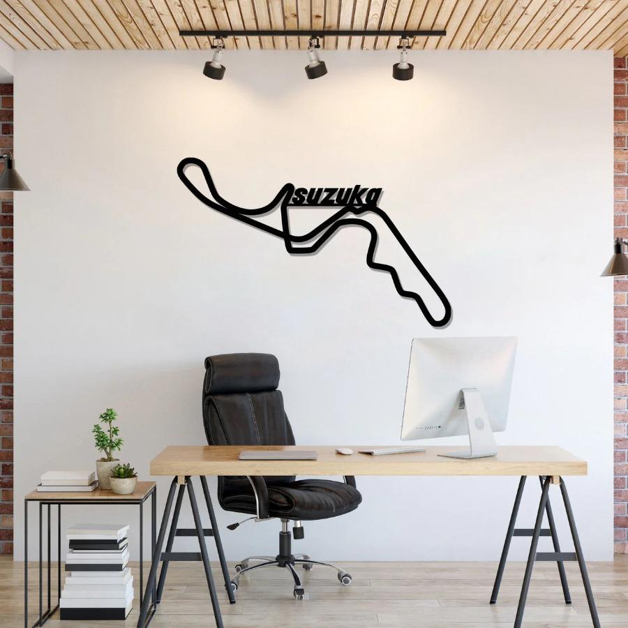 Suzuka Formula 1 Circuit Metal Wall Art