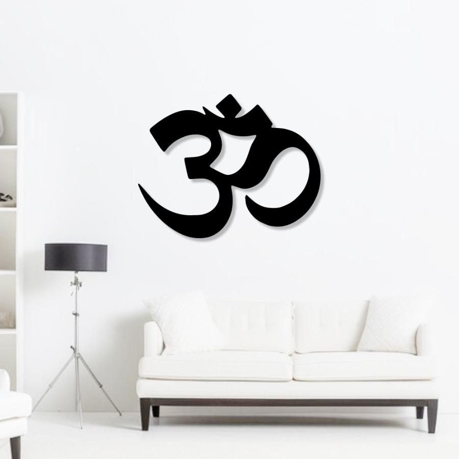 Spiritual Om Symbol Metal Wall Art